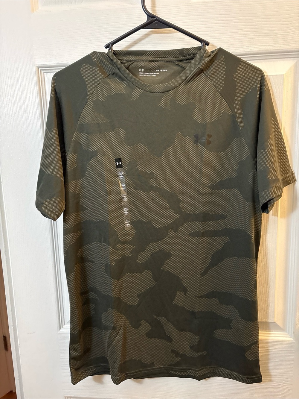Under Armour Olive Camo Short Sleeve Performance Tee